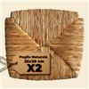 Generico Import Trade - Set da 2 Sedute in paglia intrecciata mod. 1212, Ricambio per sedia Venezia, Sedile di ricambio per Sedia rustica da Casa e Ristoranti, Telaio, Sedile resistente