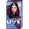 LIVE Schwarzkopf LIVE Urban Metallics - Tintura permanente per capelli viola con olio di cocco per capelli lucidi, colore ametista cromato U69