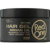 RedOne Hair Styling Gel Argan Oil - Gel Capelli con Olio di Argan e Vitamine A&E, Tenuta Elevata e Finitura Lucida, 400 ml | gel capelli ricci anti-crespo | gel per capelli uomo e donna