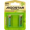 Aigostar Batteria Ricaricabile Aigostar 1,2V AAA Ministilo 900mAH confezione da 2 pile