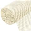 KAHEIGN Tappetino Antiscivolo Multiuso, 40CM x 600CM Tappetino Antiscivolo in PVC per Moquette Tappetinos per Cuscino da Pavimento Impermeabile per Casa Ufficio Automobili Cucina Bagno (Bianco)