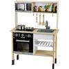 Theo Klein 7187 Cucina Miele | Cucina in Legno Bianca incl. Piano di Cottura con Suono e Luce