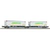 PIKO EXPERT 24635 CEMAT carro intermodale T3000 caricato 2 trailer AMBROGIO
