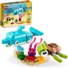 Lego Creator 3 in 1 - 31128 - Delfino e tartaruga