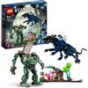 LEGO Avatar 75571 - Neytiri e Thanator vs. Quaritch con tuta AMP