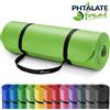 TRESKO tappetino yoga tappetino fitness tappetino ginnastica Pilates 190x100x1,5cm verde chiaro