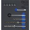BGS technic Inserto per carrello da officina BGS 1/6: Set di riparazione della filettatura per viti di fissaggio dell'iniettore 10 pezzi - 9538