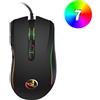 OEM Set tastiera e mouse, retroilluminazione RGB via cavo, meccanica, nero