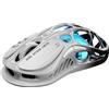 GravaStar Mouse da gioco wireless GravaStar Mercury M1 Pro, dongle 1K, 26.000 DPI, PAW3395, 5 luci RGB Glowsync, nero sfumato