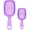 UNbrush Detangling Glitter Duo Set - Amethyst Lavender Spazzola districante 1 pz.