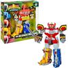 Power Rangers, PWG01 - Statuetta gigante snodata con accessori e funzioni elettroniche, 30 cm, modello Megazord, per bambini dai 4 anni