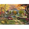 Schmidt 58050 - Puzzle Disney Fox and Hound, Thomas Kinkade, 1000 pezzi