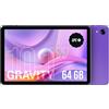 SPC Gravity - Tablet 10,1 pollici HD colore viola | Octa-Core, 4 GB di RAM e 64 GB di memoria espandibile | 9,5 ore di durata della batteria | Controllo genitori Google Family Link | Androide 14