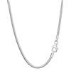 NKlaus collana con catena a serpente in argento sterling 925 originale 45cm 1,60mm 4,8gr 5930