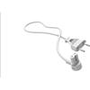 Flexson Cavo di alimentazione corto 0,35 m per SONOS ERA 100 e 300, RAY, ARC, SUB (GEN 3), SUB-mini, AMP, BEAM, PLAY BASE, PLAY5 (GEN 2) - Bianco (EU)