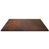 L'Arcolaio Piano HPL 80x80 Corten Climb Ruggine 10mm Made in Italy
