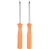 QUARKZMAN 2pz Cacciavite Torx T4 Lunghezza 4 Acciaio Carbonio Non Magnetica Sicurezza Stella Cacciavite Precisione Testa 6 Punte Manico Antiscivolo per Riparazione Elettrodomestici, Giallo