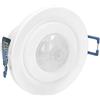 Orno OR-CR-243 - Rilevatore di movimento a infrarossi, 360 gradi, per interni, portata 6 m, luminosità ambientale regolabile, IP20, da incasso
