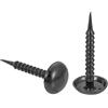 QUARKZMAN 100Pz Chiodi per Tappezzeria, 8x20mm Chiodi per Tappezzeria Chiodi per Mobili Testa Rotonda Chiodi Decorativi per Divani Letti Progetto Fai da Te, Nero