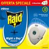 Raid Night & Day Elettrico 2 Ricariche Zanzare 120 Ore