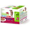 NATURAL TRAINER 12X85g Natural Trainer Adult Mix Tonno E Manzo Gatto