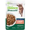 Natural Trainer Straccetti Adult Salmone Gatto 85g