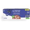 Schesir Complete Nutrition Filetti In Brodo Tonnetto Con Manzo Gatto 6 X 85 G