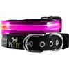 Pettyitalia Collare Led Biothane Xxs Rosa Cane Taglia Xxs
