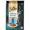 Sheba Délices Du Jour Salmone Tonno Trota In Salsa Gatto 300 G 6 X 50 G
