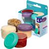 Sistema TO GO, Contenitori per alimenti, Senza BPA, Colori assortiti, 4 x 35 ml