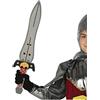 FIESTAS GUIRCA | Spada Medievale in Eva (53 cm) - Accessorio per Costume da Cavaliere Guerriero Principe Festa a Tema Medievale Bambini Unisex - Grigio Rosso