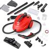 FANTASK Pulitore a vapore da 2000 W, con 13 accessori e cavo di alimentazione da 5 m, pressione vapore: max. 5 bar, temperatura fino a 160 ℃, potenza superficie: 108 m², serbatoio da 1,8 l, tempo di