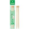 ChiaoGoo Ferri da Maglia a Punta Singola in Bambù Lunghezza 23 cm Dimensione 3,50 mm Colore Naturale 1 unità