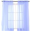 Elegant Comfort 2 pannelli trasparenti con tasca per asta da 5,1 cm, tende da finestra 101,6 cm di larghezza x 213,4 cm, lavanda