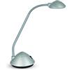 MAUL MAULarc 8200495 LED-Schreibtischleuchte 5W EEK: D (A - G) Argento | luce calda per concentrarsi, angolo regolabile con facilità, base stabile salva scrivania, sorgente sostituibile