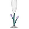 Ichendorf Milano Flute Lavanda, Collezione Botanica, 16 cl, Vetro Borosilicato, Fatto a Mano