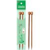 ChiaoGoo - ChiaoGoo Patina Finitura Moso Bambù (23cm, 10.0mm) Leggeropeso Singola-Appuntito Maglieria Aghi con Tappo - 2 Aghi