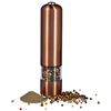 Relaxdays Macina Pepe e Sale, Acciaio con Macinino in Ceramica, Funzionamento a Batterie, Illuminazione LED, Bronzo