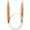 ChiaoGoo Ferro da Calza Circolare in Legno Patina 60 cm 19.00 mm per Lavori a Maglia - 1 unità