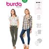 burdastyle Burda B6326 - Cartamodello da cucito, 34-44, colore: Bianco