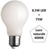 Bot Lighting S.r.l. Lampadina Goccia led 8,5w Luce Naturale 4000k 1055 Lumen e27 bot