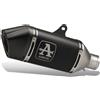Arrow Terminale di Scarico Arrow Veloce in alluminio Dark per mont