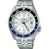 Seiko Orologio 5 Sports Automatico GMT Impermeabile 10 Bar Funzioni Opzione Carica Manuale, Data, Lancetta GMT Adatto per Immersioni Blue