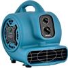 XPower Mighty Centrifugal Air Mover, Carpet Dryer, Floor Fan, Blower, Stackable, Daisy Chain, for Water Damage Restoration, Janitorial, Plumbing, Home Use (Blau, P-250NT 700CFM)