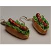 Fatto a mano Made in Japan accessori fatti a mano con cibo finto / orecchini hot dog
