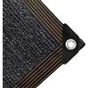 Tobengda Rete parasole, 2 x 2 m, colore nero, rete ombreggiante da giardino, con occhielli, 70% ombreggiatura, resistente ai raggi UV, per la protezione delle piante, fienile o canile