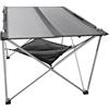 Technaxx TX-252, tavolo solare da campeggio pieghevole da 60W, pannello solare monocristallino con 3x porte USB, uscita DC e design robusto - perfetto per il campeggio e le attività all'aria aperta