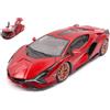 Burago LAMBORGHINI SIAN FKP 37 2019 METALLIC RED 1:18