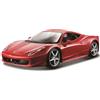 Burago Bburago 18-26003 - Ferrari 458 Italia Modellino, Scala 1:24, Colori Assortiti: Rosso/Giallo