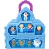 Fisher-Price Little People - Set da gioco per bambini Disney Frozen con castello da portare con sé con figure per giochi di finzione, bambini dai 18 mesi in su